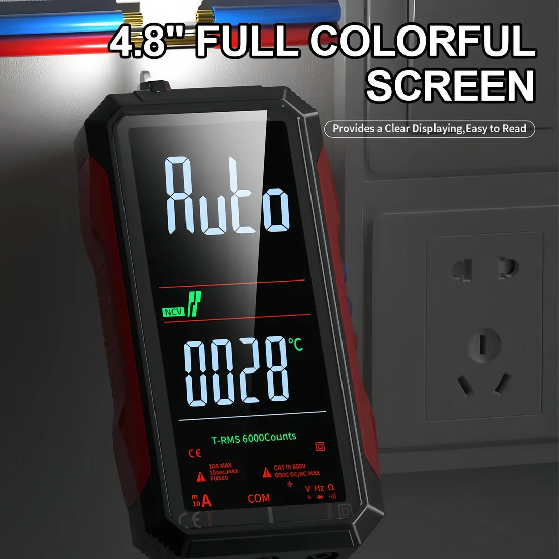 【price slash】Digital Multimeter | True RMS 6000 Count, Accurate Voltage Testing