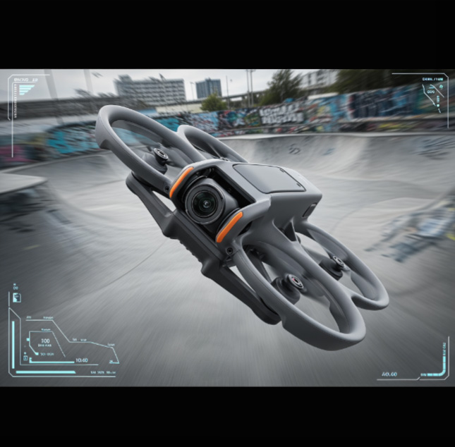 Avata 2 Fly More Combo (3 Batteries), FPV Drone with Camera 4K, Immersive Experience, One-Push Acrobatics, Built-in Propeller Guard, 155° FOV, Camera Drone Compliant with FAA Remote ID With 128gb Micro SD, Backpack, Landing Pad and More Bundl