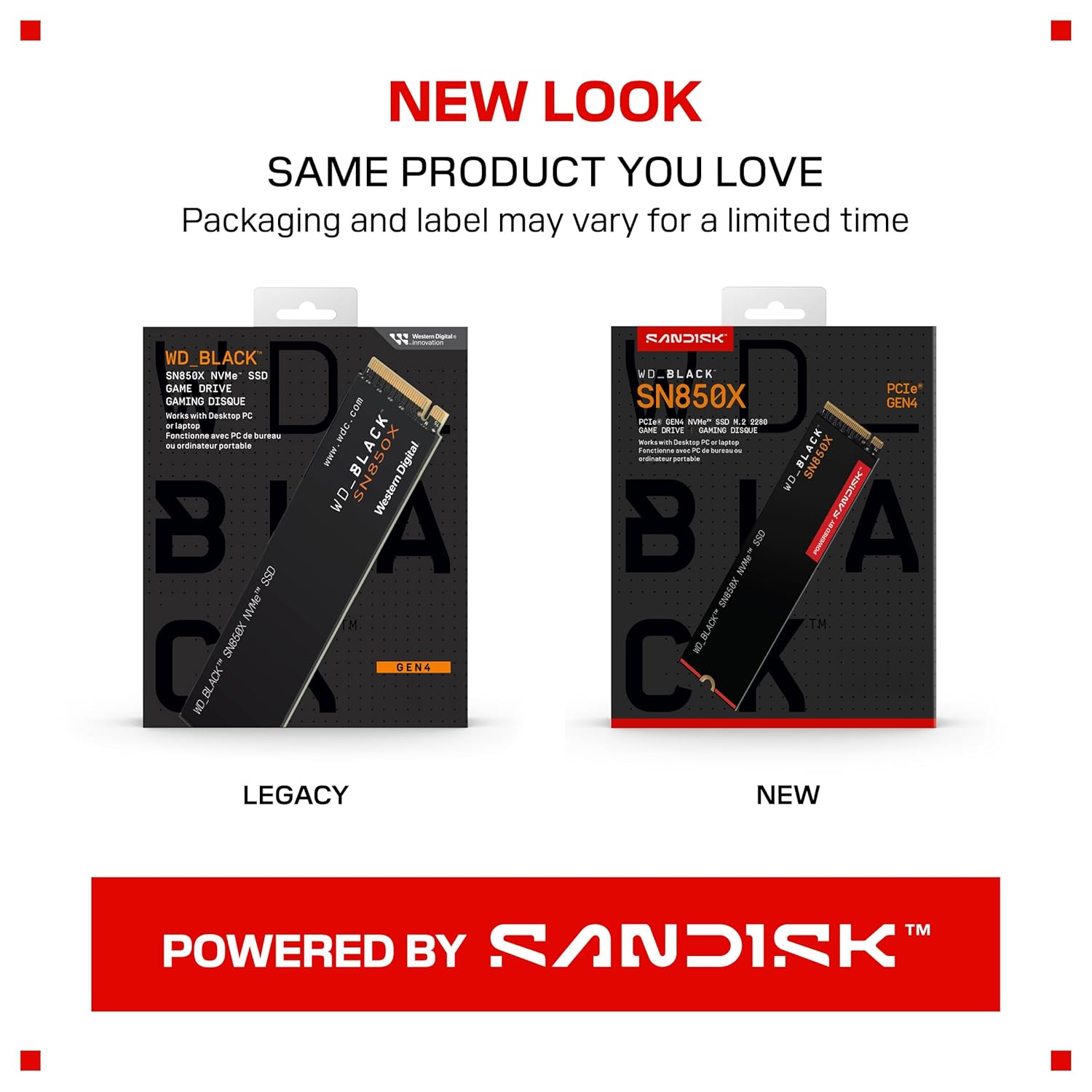 Father's Day Limited-Time Sale – WD_BLACK SN850X High-Performance Internal SSD