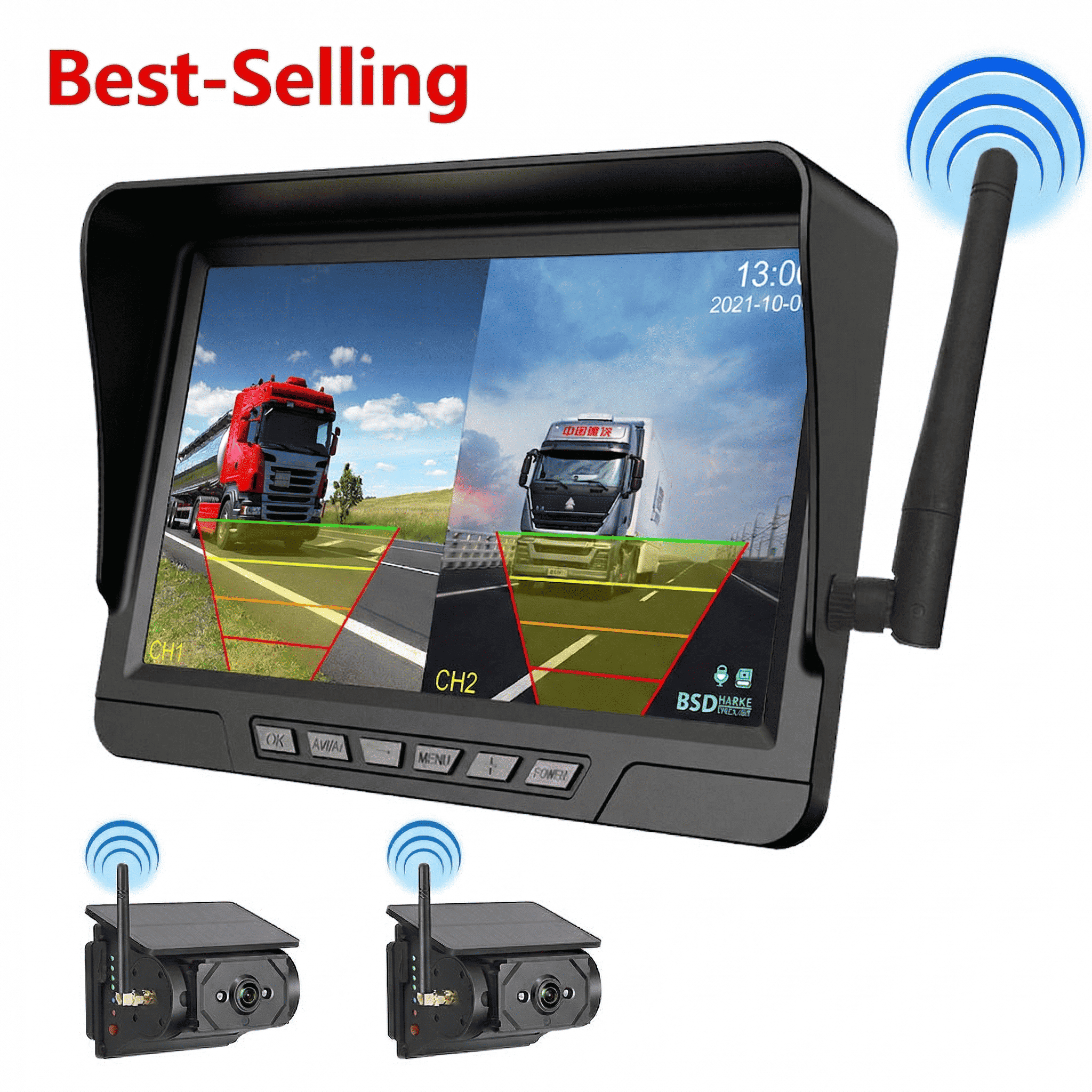 🔥Hot Sale🔥Magnetic Solar Wireless Backup Camera