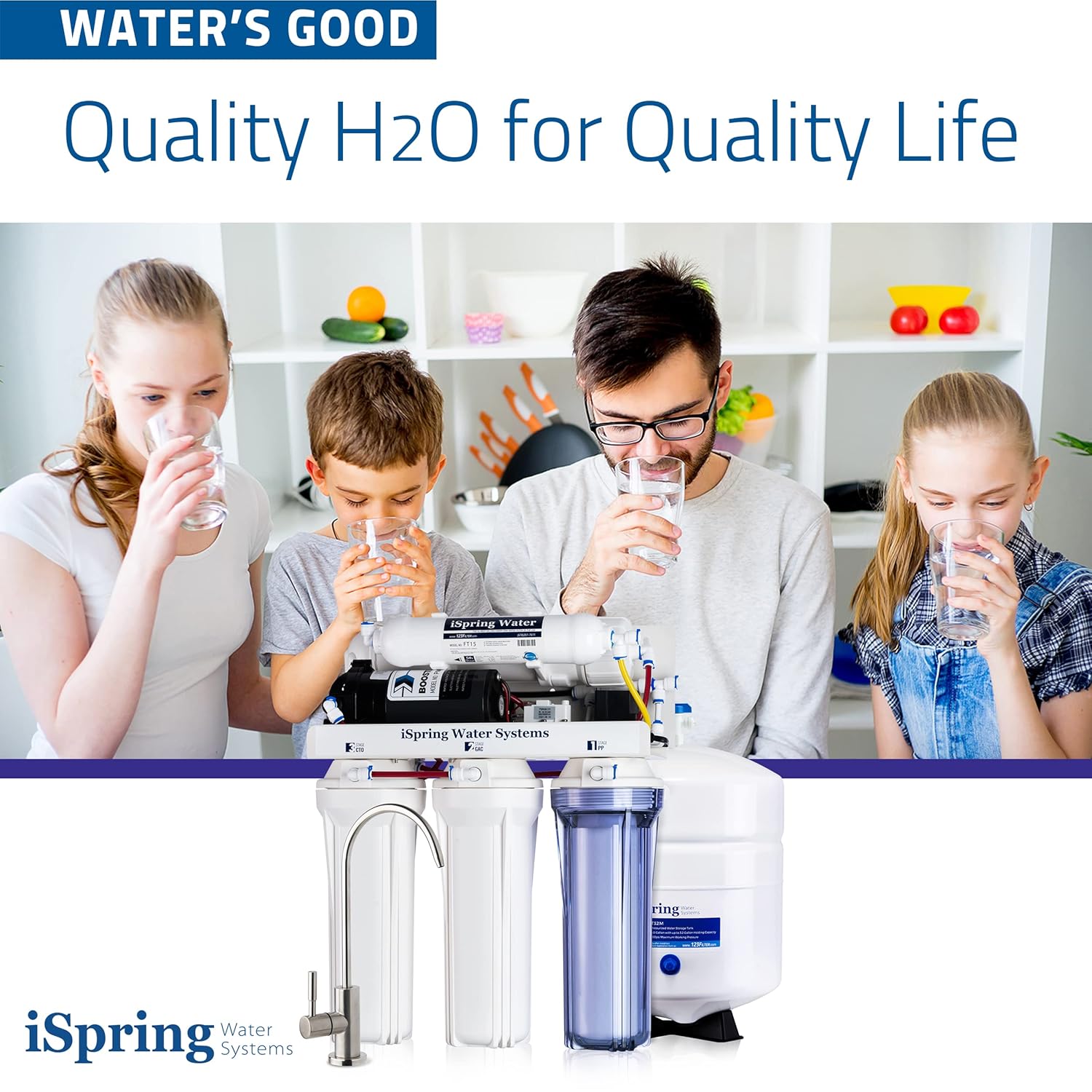 🔥Final Moments🔥iSpring RCC7P, 75 GPD Reverse Osmosis System with Pump
