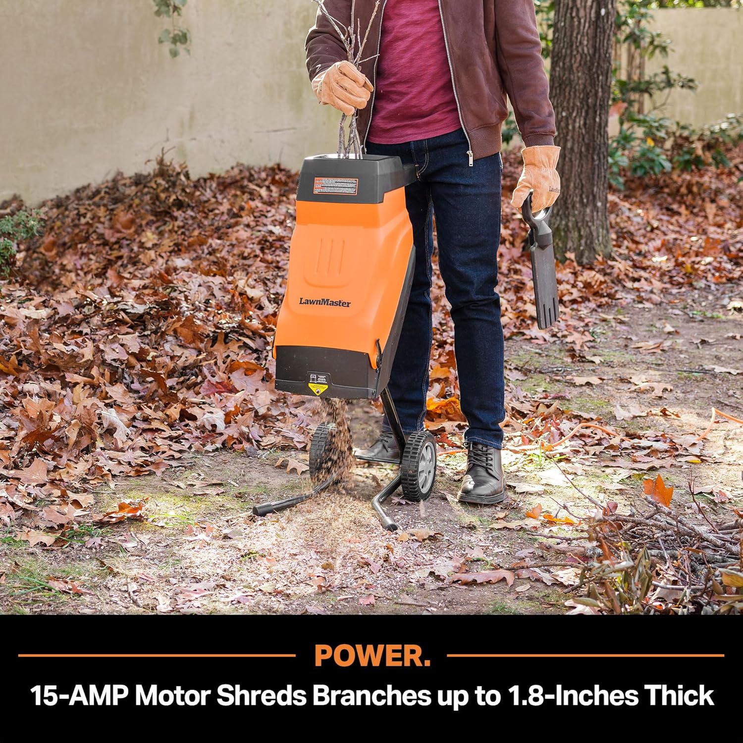【HOT DEAL】Gasoline-Powered Garden Wood Chipper