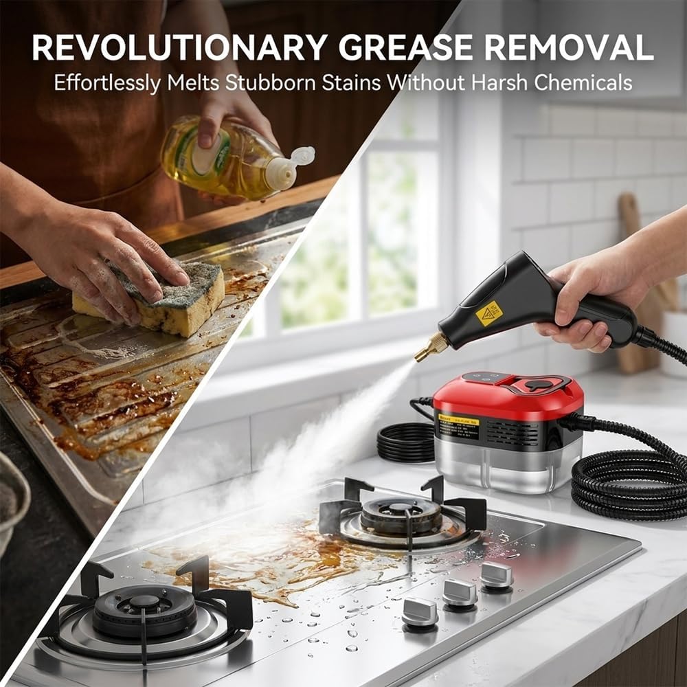 Professional 2500W High-Temperature Portable Handheld Steam Cleaner