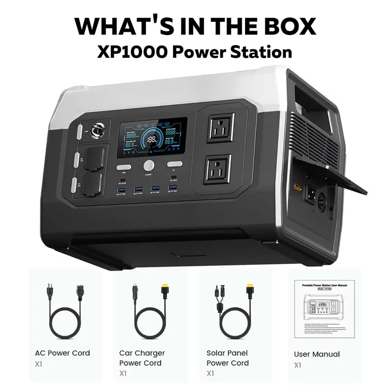 🛒BEST SELLER🚀CTOLITY Portable Power Station [1800W/1024WH], LiFePO4 Battery Backup for Home, Solar Generator for Camping Road Trip Essentials, RV, Emergency Prep,Off Grid Living,Van Life Must Haves,Camping Gear