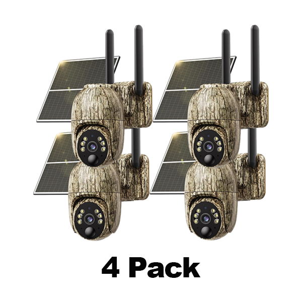🔥Last Day 49% OFF🔥🔭Oculview 4G/5G LTE Solar Trail Camera with 360° Pan Tilt & Live Video