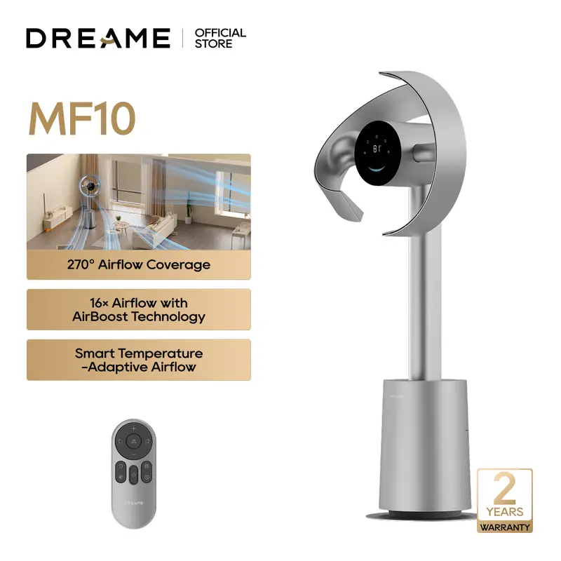 🔥DREAME MF10 Bladeless Tower Fan for Bedroom