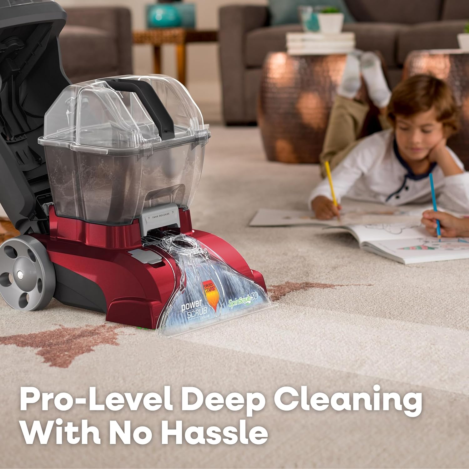  🎊Limited-time promotion: 🎁Hoover PowerScrub Deluxe Carpet Cleaner – includes carpet cleaning solution.