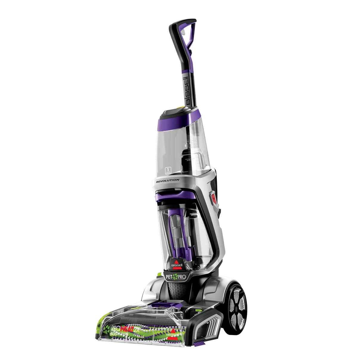 BISSELL ProHeat 2X Revolution Pet Pro Plus, Upright Deep Cleaner, Dual Dirt Lifter Powerbrush, Hose & Tool Attachment, Pet Upholstery Tool