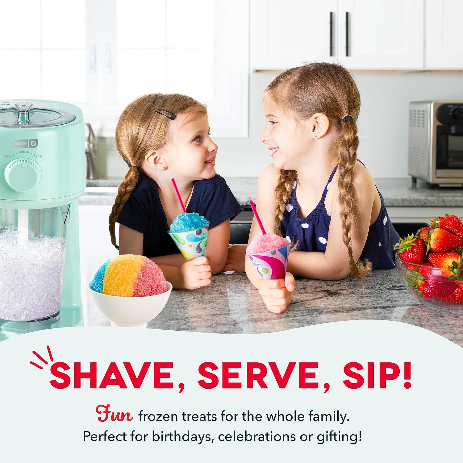 88oz Slushie Machine for Home | No Ice Frozen Drink Maker with 6 Presets