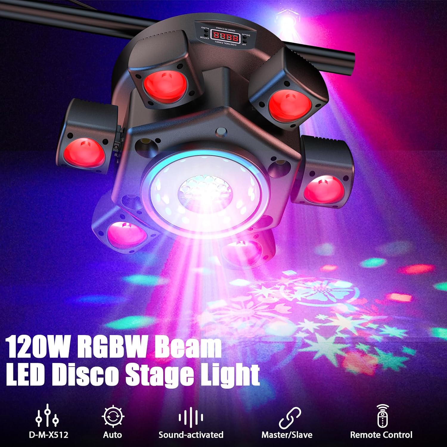 120W ROBW Beam TED Disco Stage Lighp