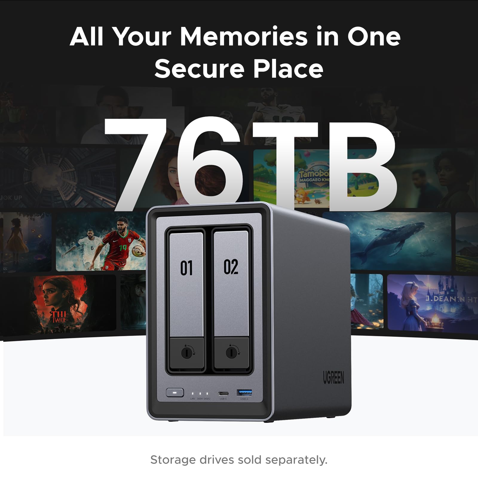 DXP2800 Dual-Bay Desktop NAS