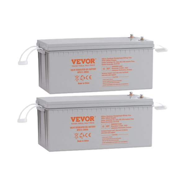 🔥Last Day 49% OFF🔥🔋VEVOR 12V 200Ah AGM Deep Cycle Battery for RV, Marine & Solar Systems