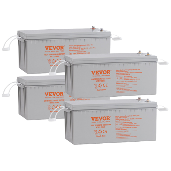 🔥Last Day 49% OFF🔥🔋VEVOR 12V 200Ah AGM Deep Cycle Battery for RV, Marine & Solar Systems