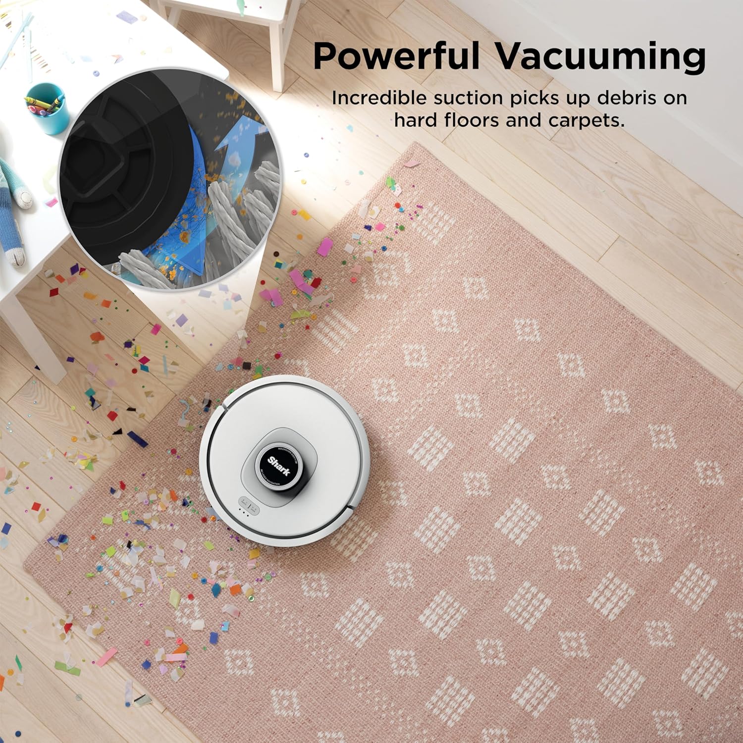 💥Special Offers Shark Matrix Clean | Robot Vacuum Cleaner with Powerful Suction for Pet Hair, Rugs, Carpets & Hard Floors | Self-Empty Base | 60-Day Capacity | Voice Control | LiDAR Navigation | Cool Grey | AV2511AE​
