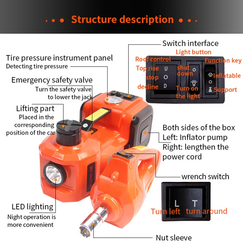 Big Sale 🚗2026 Latest 10-in-1 Electric Hydraulic Car Jack