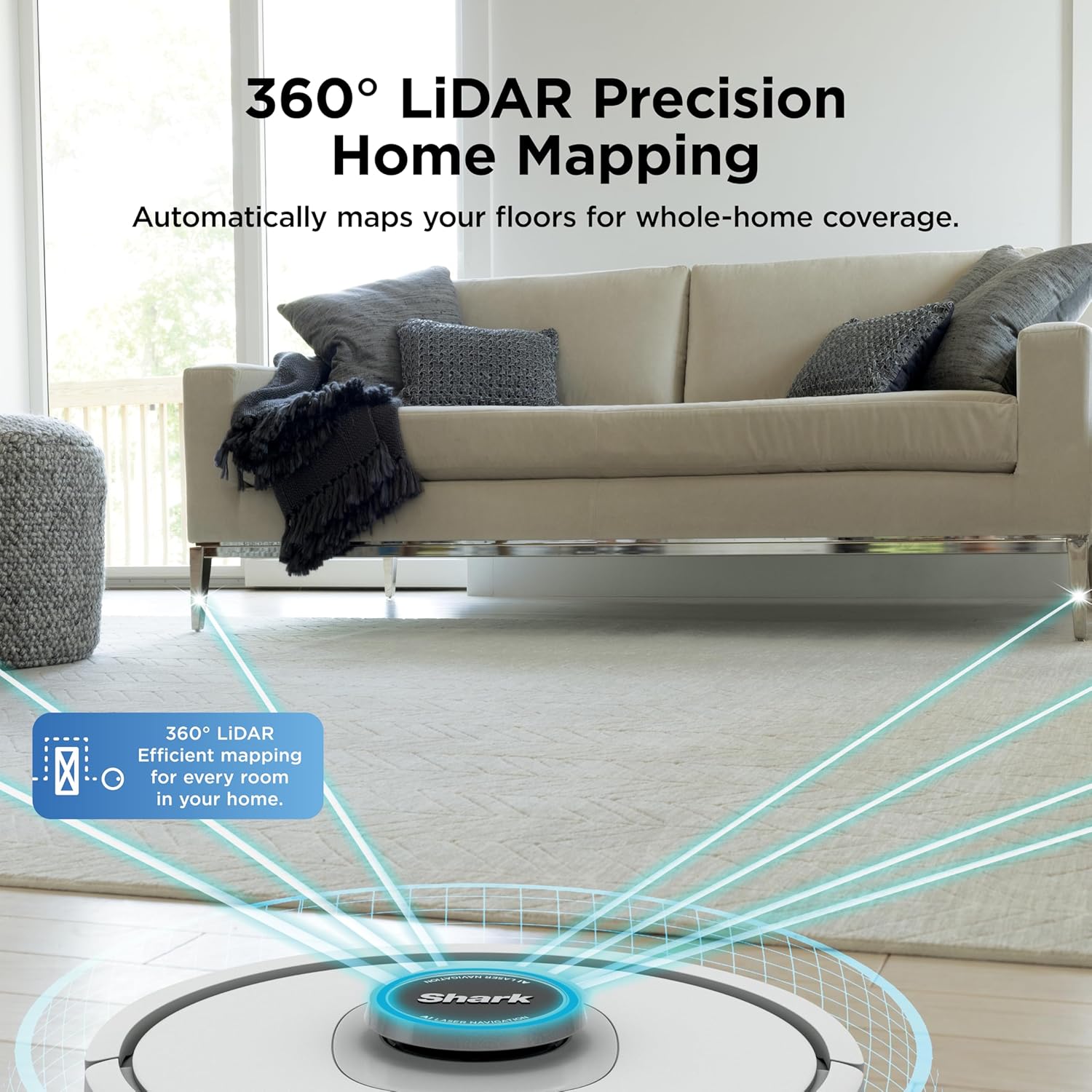 💥Special Offers Shark Matrix Clean | Robot Vacuum Cleaner with Powerful Suction for Pet Hair, Rugs, Carpets & Hard Floors | Self-Empty Base | 60-Day Capacity | Voice Control | LiDAR Navigation | Cool Grey | AV2511AE​