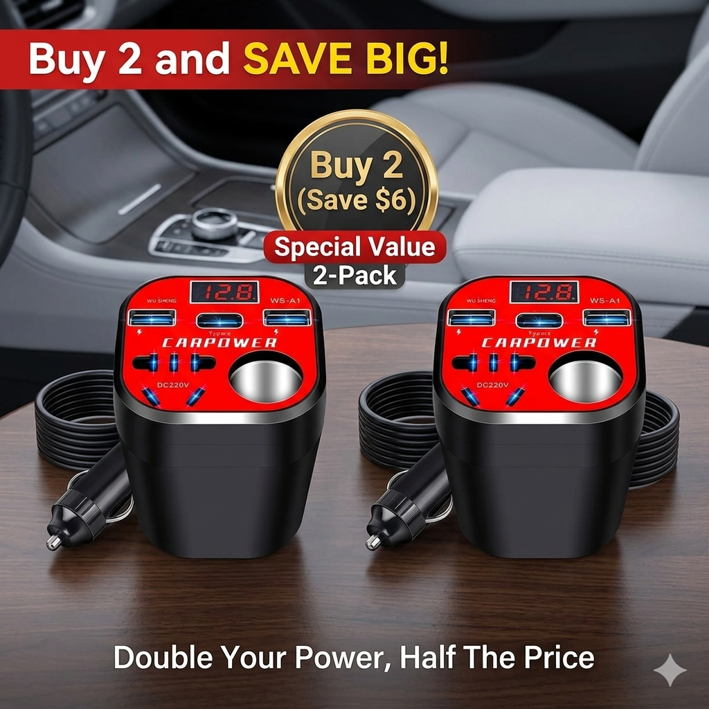 🚗Intelligent High Power Car Inverter