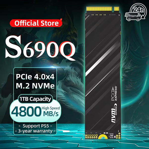 🏆Flash Sale⚡ 🎮 Fanxiang S880 1TB NVMe M.2 SSD for PS5 with Heatsink — Faster Load Times & Gaming Upgrade ⚡
