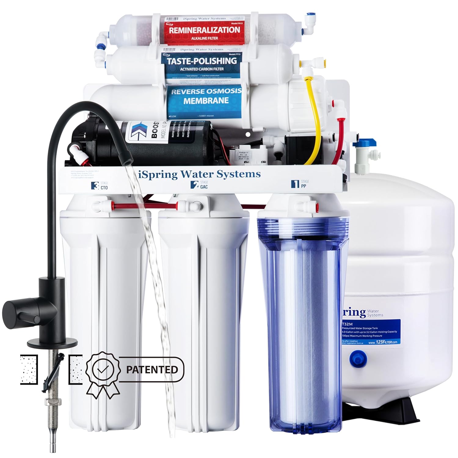 🔥Final Moments🔥iSpring RCC7P, 75 GPD Reverse Osmosis System with Pump