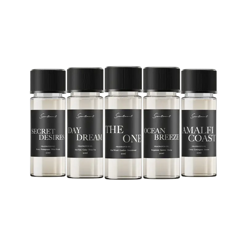 🛒BEST SELLER🚀Scentiment Diffuser Tall Air 2 - Discovery Kit with Sampler Oils: Cold-Air Diffusion Technology with Wi-Fi & Touch Controls, Rechargeable Battery, Covers 1000 Sqft; Includes Top 3 Luxury Hotel-Inspired Fragrance Oils (20ml)