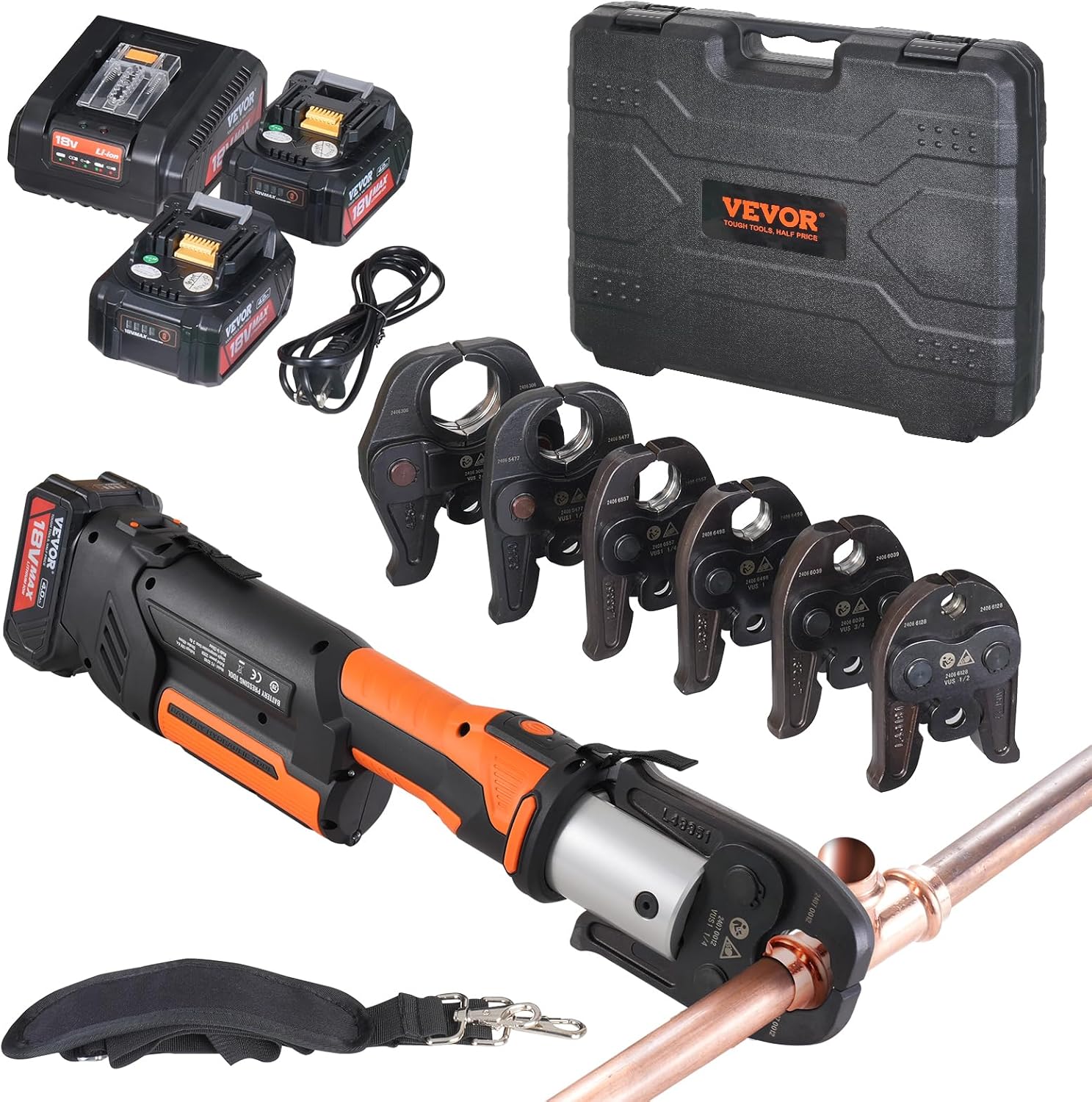 VEVOR 18V ​​Electric Pipe Press Tool