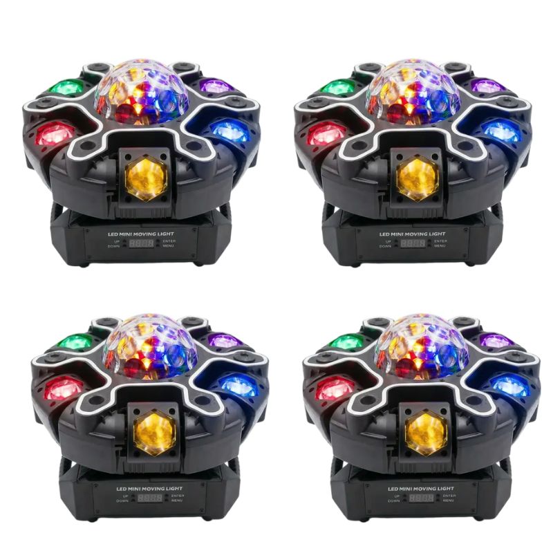 200W Sound-Activated "Bee-Eye" Moving Head DJ Light