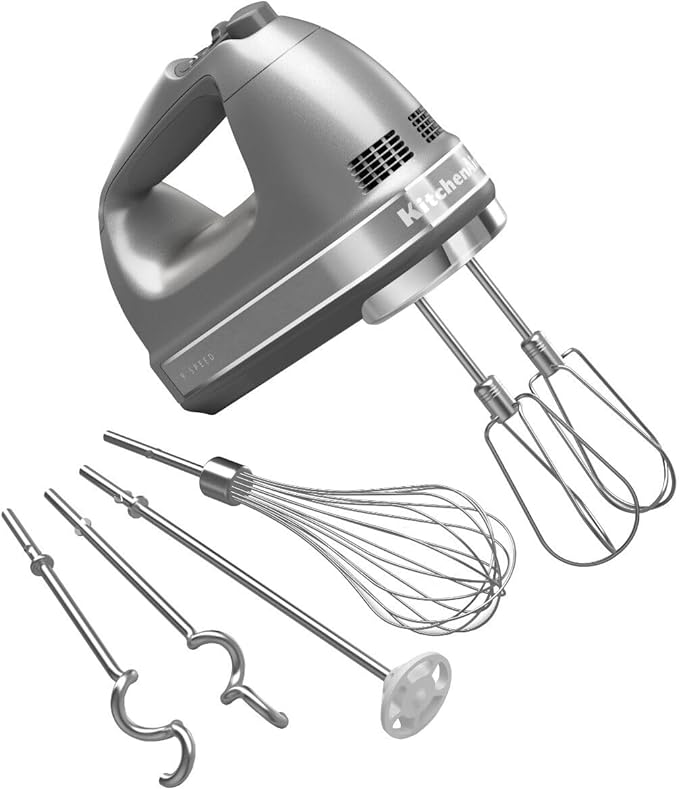 Today's Deal ✨KitchenAid Hand Mixer (with Turbo Beater II Beaters and Professional-Style Whisk)