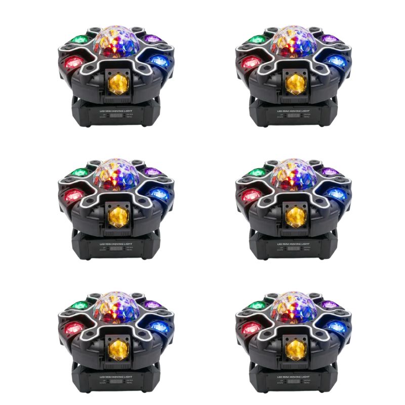 200W Sound-Activated "Bee-Eye" Moving Head DJ Light