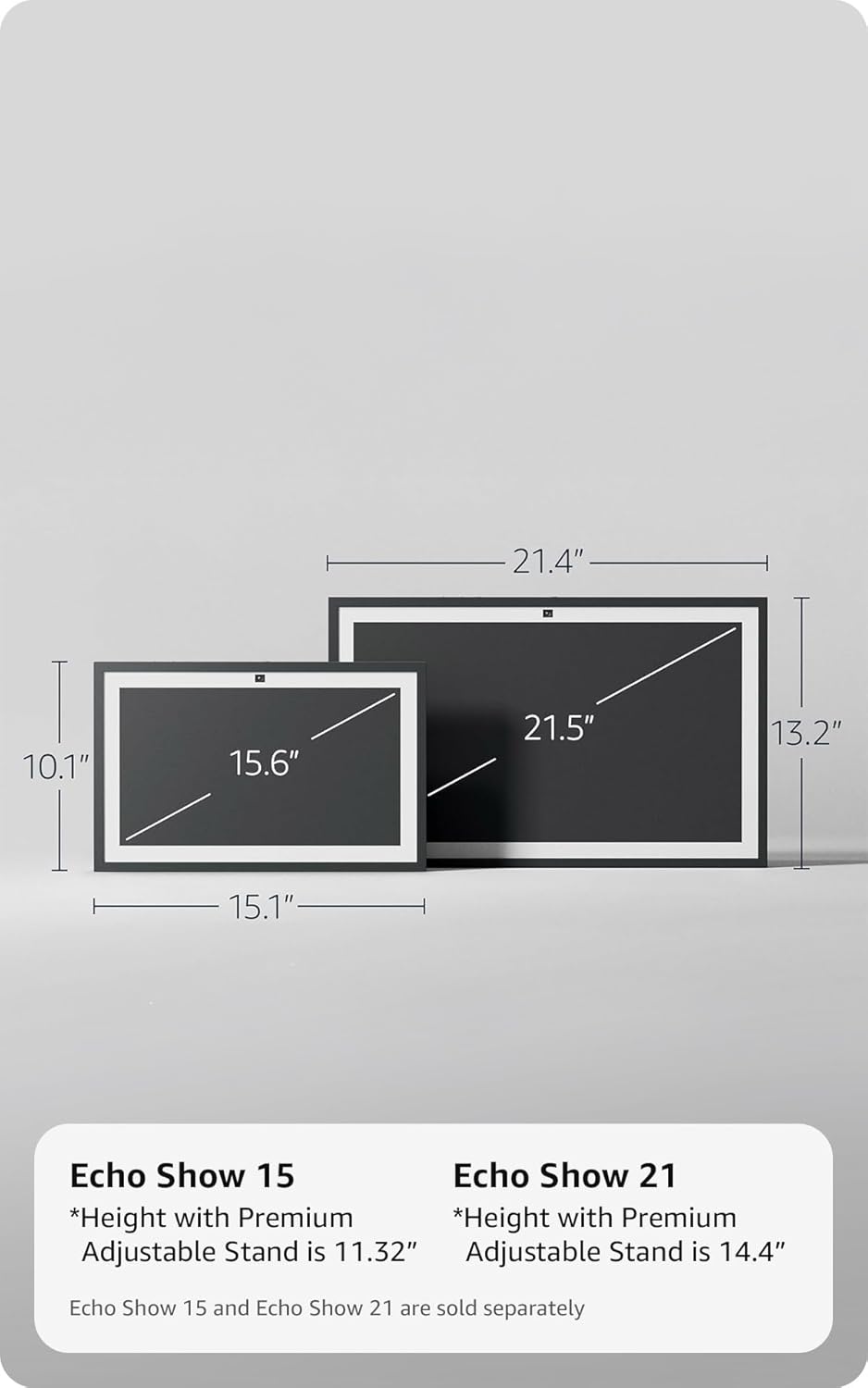 💥Special Offers Like-New  Echo Show 21 (newest model), Full HD 21" kitchen hub for home organization, with built-in Fire TV, Designed for Alexa+