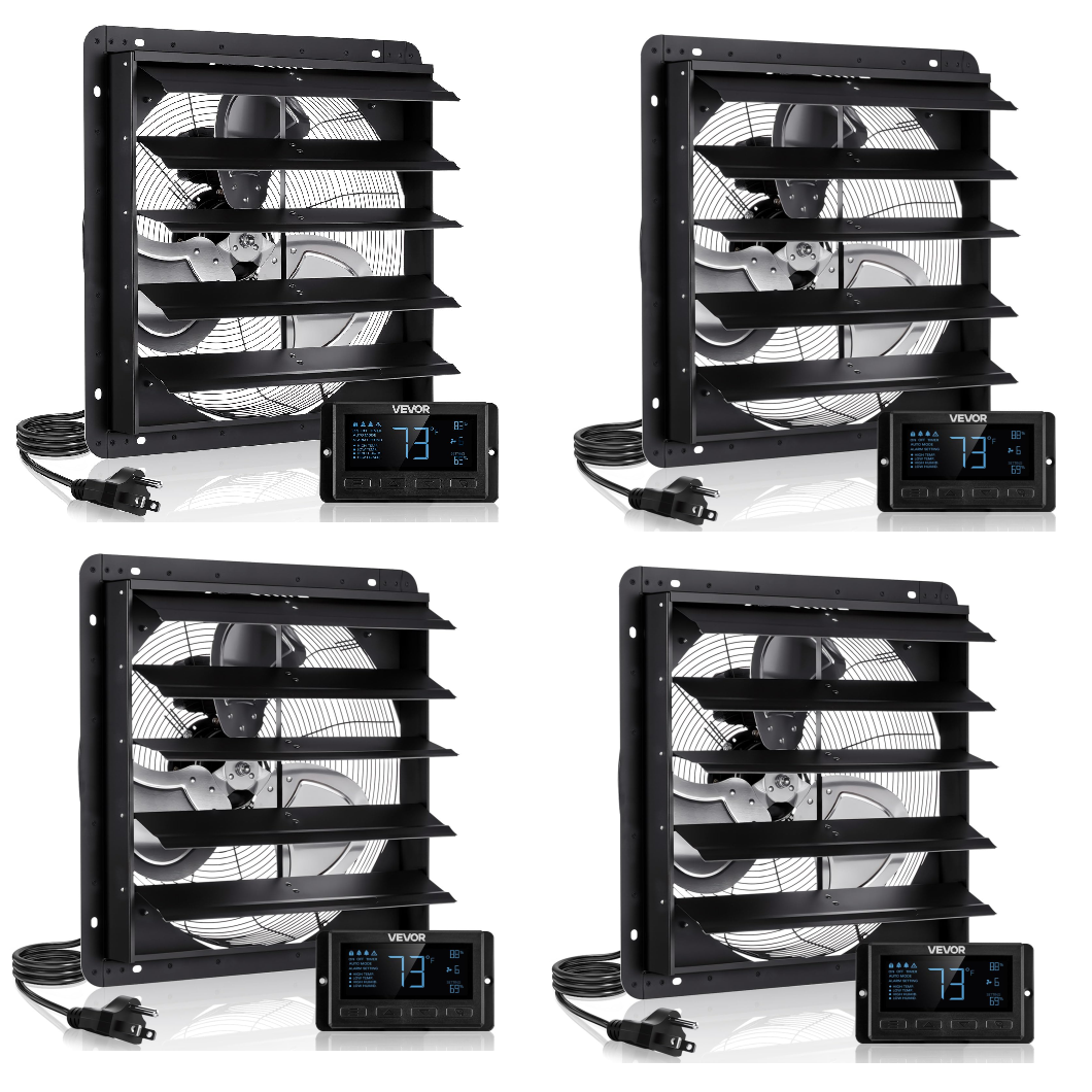 ✨Buy 1 Get 1 Free✨ VEVOR Exhaust Fan, Wall Mounted Attic Fan