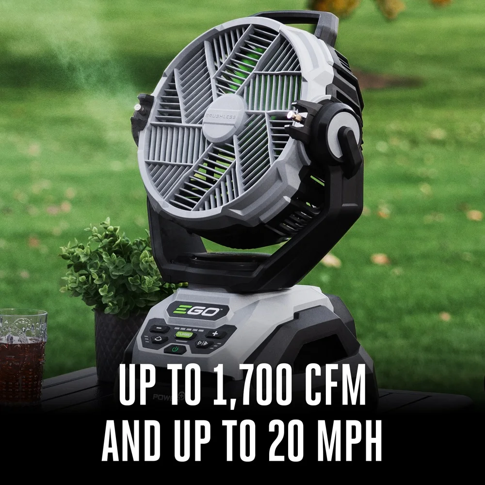 POWER+ 10" Oscillating Misting Fan Tool Only