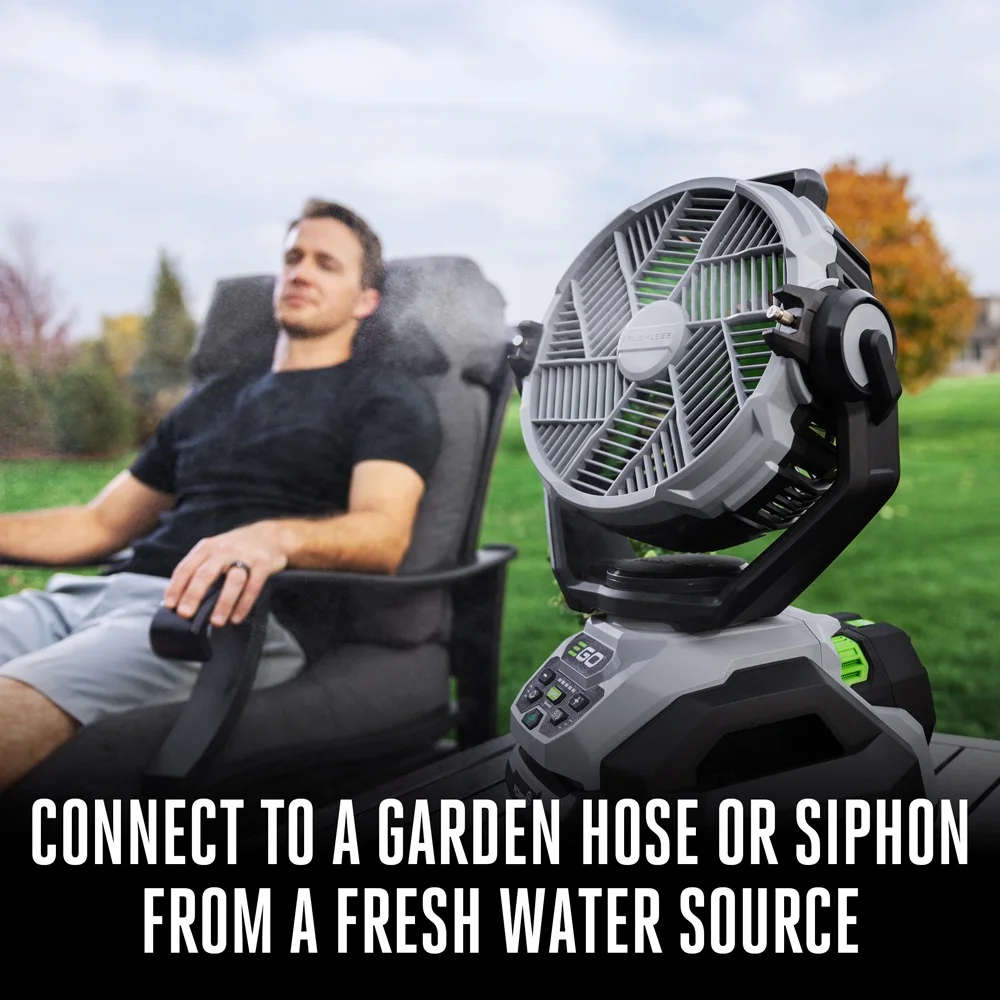 POWER+ 10" Oscillating Misting Fan Tool Only