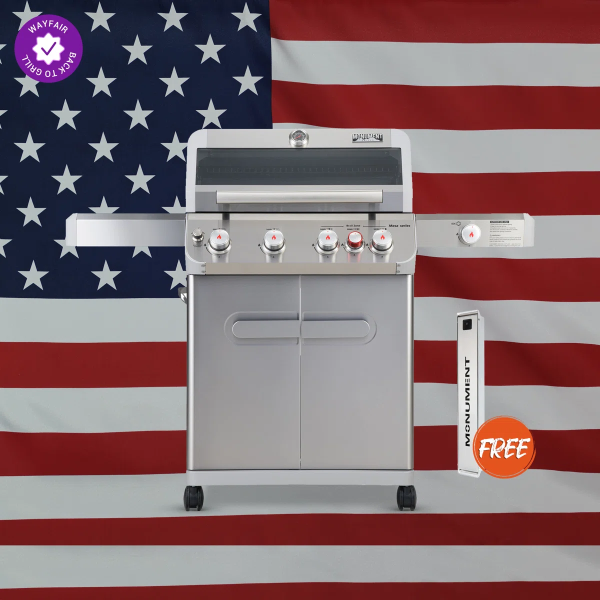 🔥【HOT DEAL】4+1 Outdoor Barbecue 