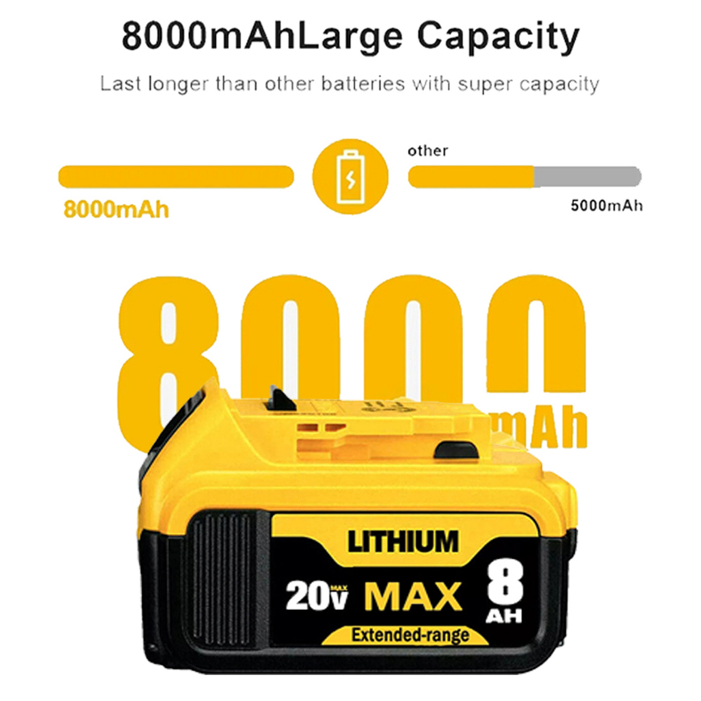 Suitable for 20V 8.0AH lithium-ion batteries