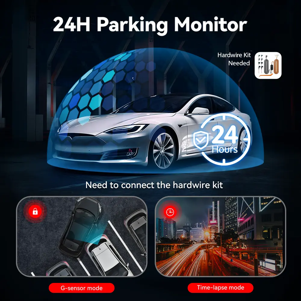 4K Dash Camera with 64GB Card