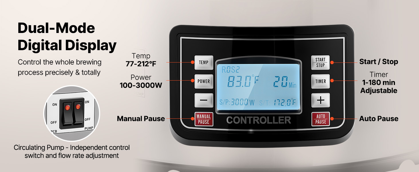 Electric brewing system