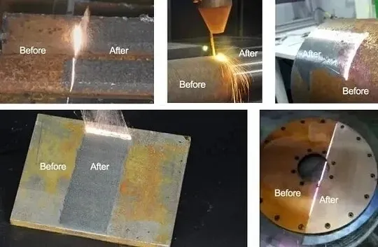 9-in-1 Metal Rust Removal Oxide Painting Coating Removal Laser Cleaning Machine