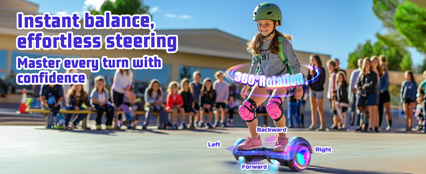 Hoverboard self-balancing function