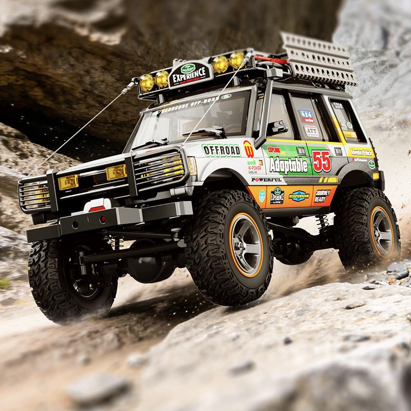 JXC 1/18 Scale RC Crawler ,2.4GHz HighTorque 4WD RC Crawling Car-Car withExcellent Suspension and ShockAbsorption,Realistic Mechanical Shifting,Dual-Speed Transmission, Multi-FunctionLighting, Dual Li-ion Batteries, PerfectBirthday & Kids Gift
