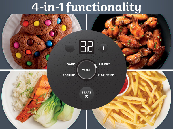 4-in-1 Functionality