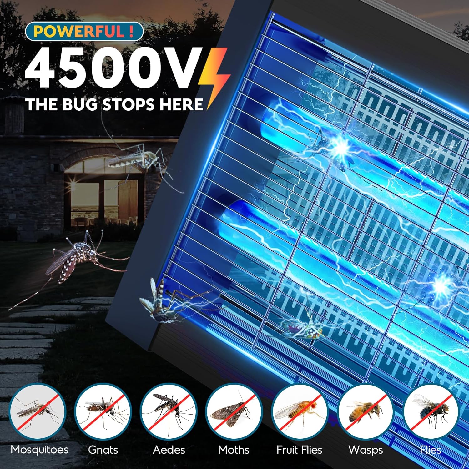 Spring Mega Sale - Waterproof Outdoor Solar Mosquito Killer Lamp (Buy One Get One Free)