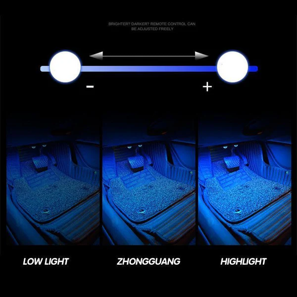 【BIG SALE】A16-GCYS- Wireless Car Interior Ambient Lights- Chargeable USB -star pattern and warm light 2in1-Led Star Decoration Light for Car & Room
