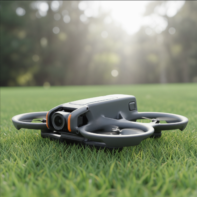 Avata 2 Fly More Combo (3 Batteries), FPV Drone with Camera 4K, Immersive Experience, One-Push Acrobatics, Built-in Propeller Guard, 155° FOV, Camera Drone Compliant with FAA Remote ID With 128gb Micro SD, Backpack, Landing Pad and More Bundl