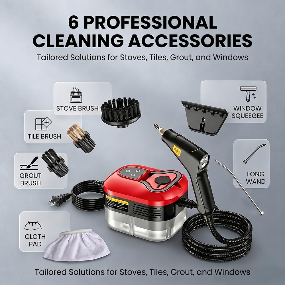 Professional 2500W High-Temperature Portable Handheld Steam Cleaner
