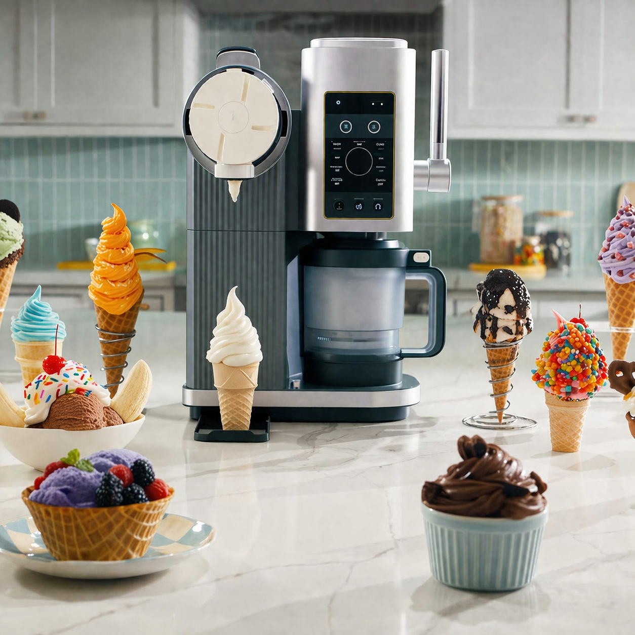 💥 Big Discount/Scoop & Swirl Soft Serve Ice Cream Maker