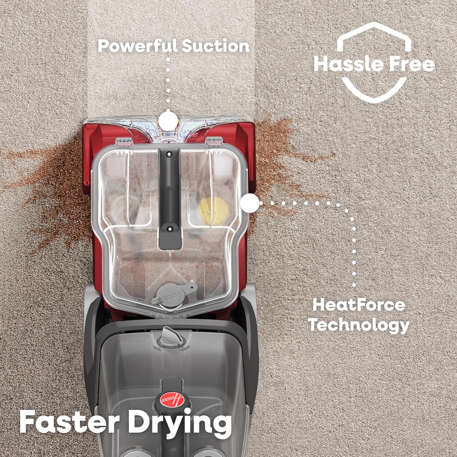  🎊Limited-time promotion: 🎁Hoover PowerScrub Deluxe Carpet Cleaner – includes carpet cleaning solution.