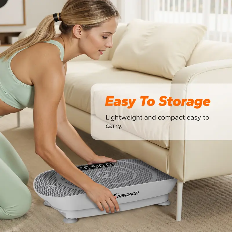 Merach Vibrating Fitness Board (with Lymphatic Drainage Function)