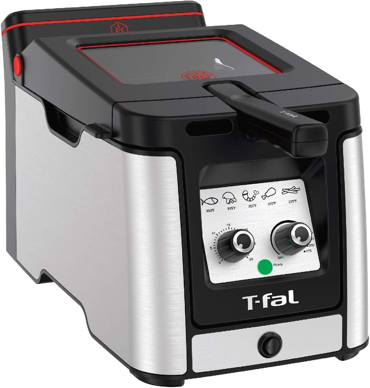 【Price Slash】 3.5L Stainless Steel Deep Fryer with Basket for Home Use, 1700W, Deep Fryer with Oil Filtration, Temp Control, Digital Timer