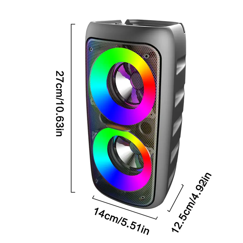 #✨ Huge Discount/Portable Outdoor Speaker with Powerful Sound & Party Mode