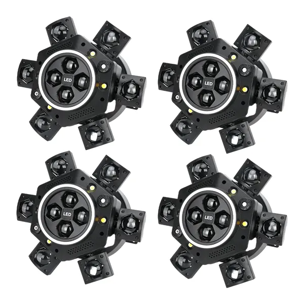 ⚡ Power Up & Save -Transform Any Party with a 540° Rotating DJ Spotlight